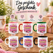 Herzbotschaft Tasse Führerschein bestanden – Geschenk für Fahranfängerin