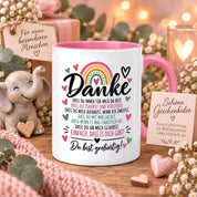 Herzbotschaft Tasse Danke Geschenk für Lieblingsmensch Danksagung