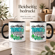 Herzbotschaft Tasse Danke Geschenk für Tierarzt Kaffeetasse Veterinär