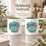 Herzbotschaft Tasse Danksagung Geschenk Tierarzt Kaffeetasse Praxis