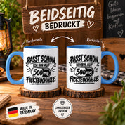 Herzbotschaft Tasse mit lustigem Spruch für Büro Geschenkidee Kollegen