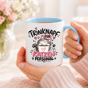 Herzbotschaft Tasse Katzenpersonal Trinknapf Katzen Geschenk 330 ml