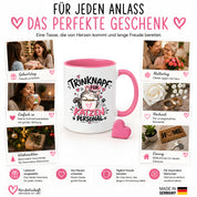 Herzbotschaft Tasse Katzenpersonal Trinknapf Katzen Geschenk 330 ml
