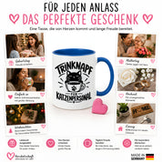 Herzbotschaft Tasse Katzenpersonal Trinknapf Katzen Geschenk 330 ml
