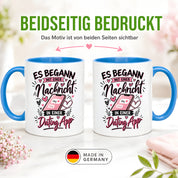 Herzbotschaft Tasse Dating App Liebe Geschenk Partner 330 ml