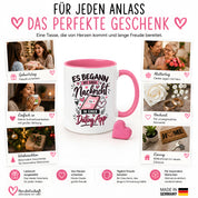 Herzbotschaft Tasse Dating App Liebe Geschenk Partner 330 ml