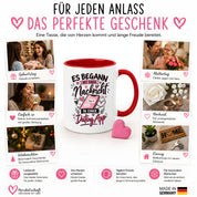 Herzbotschaft Tasse Dating App Liebe Geschenk Partner 330 ml