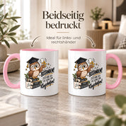Herzbotschaft Tasse Prüfung bestanden Klugscheißen Geschenk 330 ml