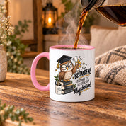 Herzbotschaft Tasse Prüfung bestanden Klugscheißen Geschenk 330 ml