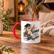 Herzbotschaft Tasse Prüfung bestanden Klugscheißen Geschenk 330 ml