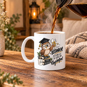 Herzbotschaft Tasse Prüfung bestanden Klugscheißen Geschenk 330 ml