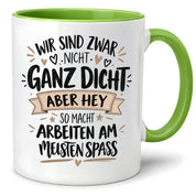 Herzbotschaft Tasse Kollegen Geschenk Arbeit Spaß 330 ml
