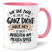 Herzbotschaft Tasse Kollegen Geschenk Arbeit Spaß 330 ml
