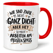 Herzbotschaft Tasse Kollegen Geschenk Arbeit Spaß 330 ml