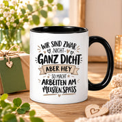 Herzbotschaft Tasse Kollegen Geschenk Arbeit Spaß 330 ml