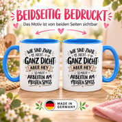 Herzbotschaft Tasse Kollegen Geschenk Arbeit Spaß 330 ml
