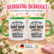 Herzbotschaft Tasse Kollegen Geschenk Arbeit Spaß 330 ml