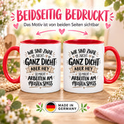 Herzbotschaft Tasse Kollegen Geschenk Arbeit Spaß 330 ml