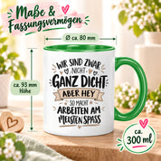 Herzbotschaft Tasse Kollegen Geschenk Arbeit Spaß 330 ml