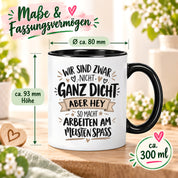 Herzbotschaft Tasse Kollegen Geschenk Arbeit Spaß 330 ml