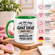 Herzbotschaft Tasse Kollegen Geschenk Arbeit Spaß 330 ml