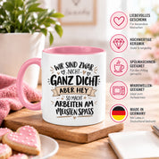 Herzbotschaft Tasse Kollegen Geschenk Arbeit Spaß 330 ml