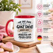 Herzbotschaft Tasse Kollegen Geschenk Arbeit Spaß 330 ml