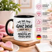 Herzbotschaft Tasse Kollegen Geschenk Arbeit Spaß 330 ml