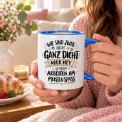 Herzbotschaft Tasse Kollegen Geschenk Arbeit Spaß 330 ml