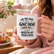 Herzbotschaft Tasse Kollegen Geschenk Arbeit Spaß 330 ml