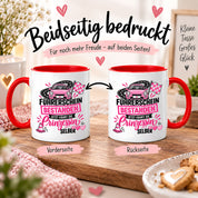 Herzbotschaft Tasse Führerschein bestanden Prinzessin Geschenk 330 ml