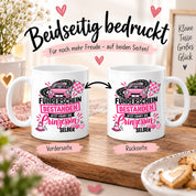 Herzbotschaft Tasse Führerschein bestanden Prinzessin Geschenk 330 ml