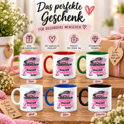 Herzbotschaft Tasse Führerschein bestanden Prinzessin Geschenk 330 ml