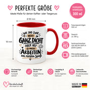 Herzbotschaft Tasse Kollegen Geschenk Arbeit Humor 330 ml