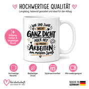 Herzbotschaft Tasse Kollegen Geschenk Arbeit Humor 330 ml