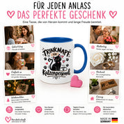 Herzbotschaft Tasse Katzenpersonal Trinknapf Geschenk 330 ml