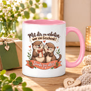 Herzbotschaft Tasse Kollege Abschied Danke Geschenk Arbeitskollegen 330 ml