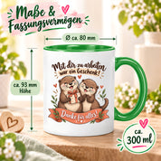 Herzbotschaft Tasse Kollege Abschied Danke Geschenk Arbeitskollegen 330 ml