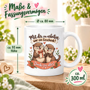 Herzbotschaft Tasse Kollege Abschied Danke Geschenk Arbeitskollegen 330 ml