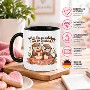 Herzbotschaft Tasse Kollege Abschied Danke Geschenk Arbeitskollegen 330 ml