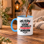 Herzbotschaft Tasse Lehrer Abschied Schüler Danke Geschenk 330 ml