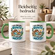 Herzbotschaft Tasse Rente Ruhestand Geschenk 330 ml