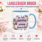 Herzbotschaft Tasse Schwiegermama Geschenk Danke Blumen 330 ml