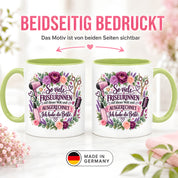 Herzbotschaft Tasse Friseurin Danke Geschenk Beste Friseurin 330 ml