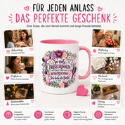 Herzbotschaft Tasse Friseurin Danke Geschenk Beste Friseurin 330 ml
