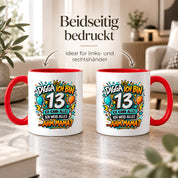 Herzbotschaft Tasse 13 Geburtstag Teenager Geschenk 330 ml