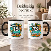 Herzbotschaft Tasse 13 Geburtstag Teenager Geschenk 330 ml