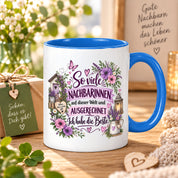 Herzbotschaft Tasse Nachbarin Beste Nachbarin Geschenk 330 ml