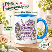 Herzbotschaft Tasse Nachbarin Beste Nachbarin Geschenk 330 ml