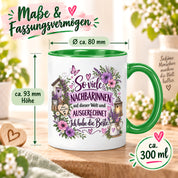 Herzbotschaft Tasse Nachbarin Beste Nachbarin Geschenk 330 ml